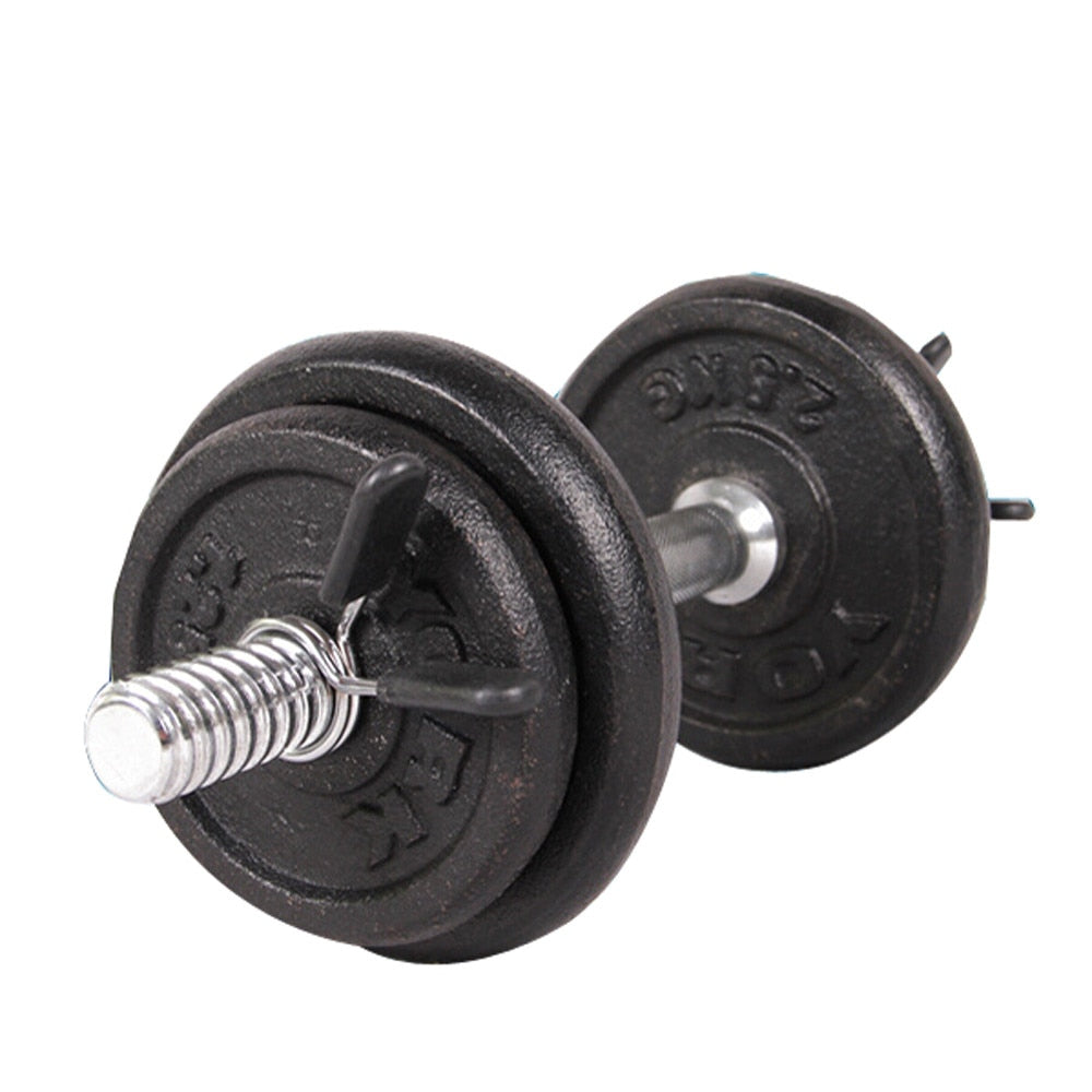 Barbell Gym Weight 2Pcs 25mm Barbell Gym Weight Lifting Dumbbell Lock Clamp Spring Collar Clips Dumbbell Fitness Equipments L722